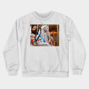 Paris Carousel Horses Crewneck Sweatshirt